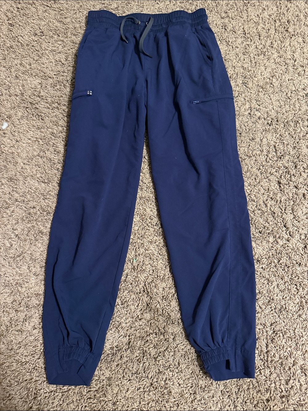 White Cross Navy scrub pants